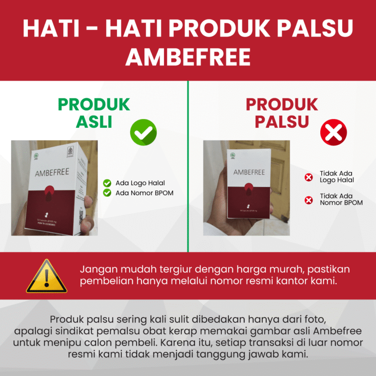 hati hati produk palsu ambefree